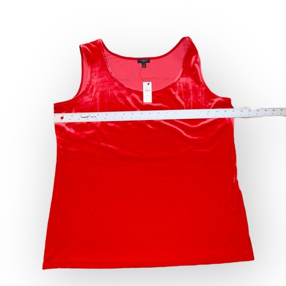 NWT TALBOTS Velvet Shell Women’s Plus 1X Red - Picture 9 of 14